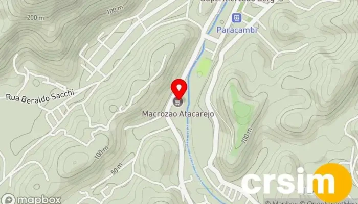 mapa de Macrozão Atacarejo Atacadista em Paracambi