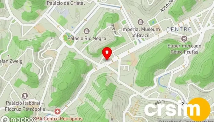 mapa de Mac's Artigos para Homens Loja de Roupa em Petrópolis