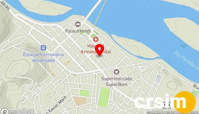 mapa de Madeireira Rossi Loja de madeiras em São Fidélis