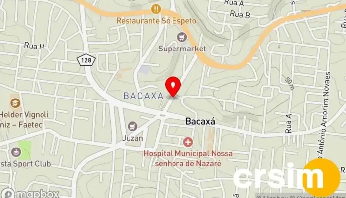mapa de Magazine Luiza Loja de departamento em Saquarema