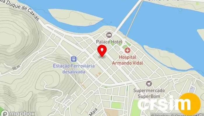 mapa de Mais for you Loja de moda masculina em São Fidélis