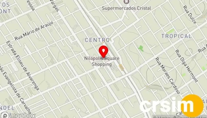 mapa de Mais Mega Loja Loja de Roupa em Nilópolis
