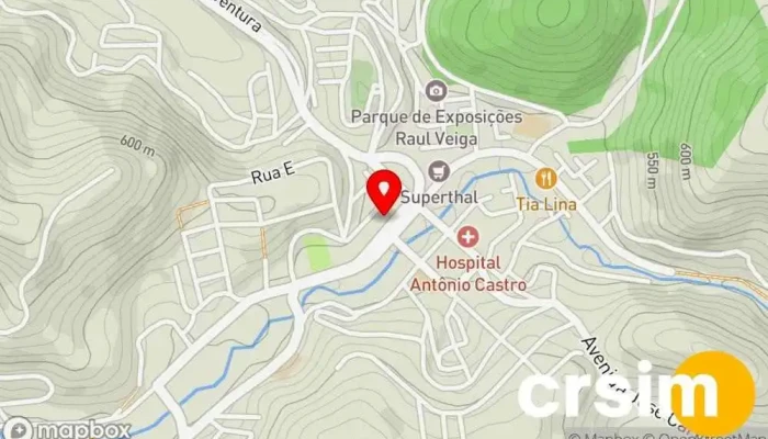 mapa de Maluan Semijoias Relojoaria em Cordeiro