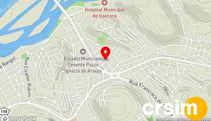 mapa de MALWEE Loja de Roupa em Itaocara