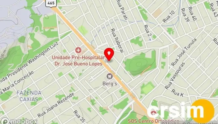 mapa de Mania Baby Loja para Bebê em Seropédica