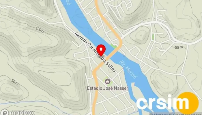 mapa de Manuana Loja de departamento em Italva