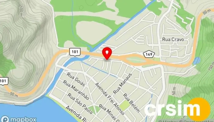 mapa de MARANDU AUTO PECAS Baterias-Troca De Óleo-Filtros Loja de autopeças em Mangaratiba
