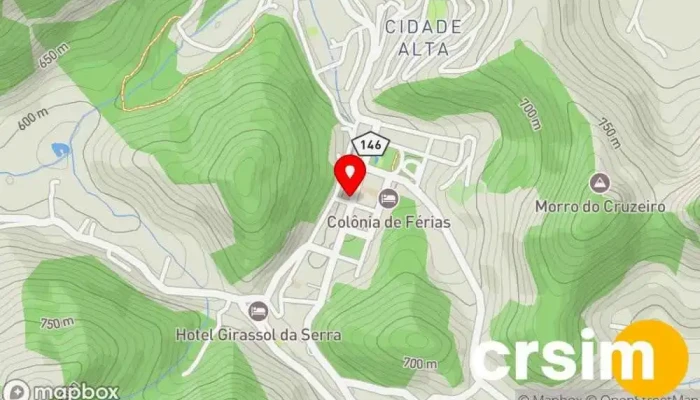 mapa de Massa Di Casa Restaurante italiano em Santa Maria Madalena