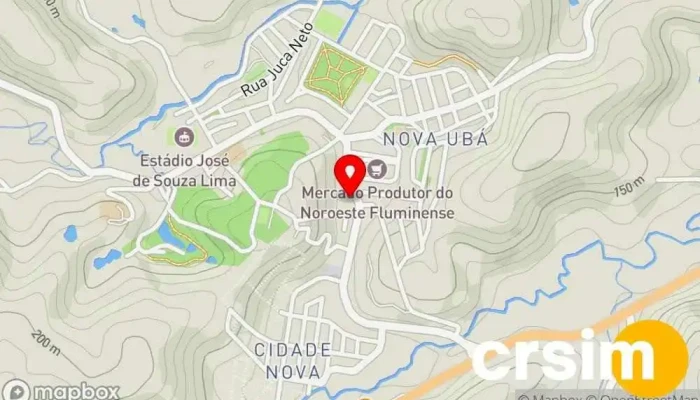 mapa de Materiais Construção Três Irmãos Loja de materiais de construção em São José de Ubá