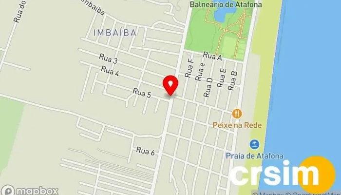 mapa de Material de Construção do Bira Loja de materiais de construção em São João da Barra