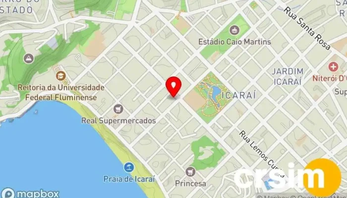 mapa de Melli Ello Icaraí Loja de roupas para jovens em Niterói