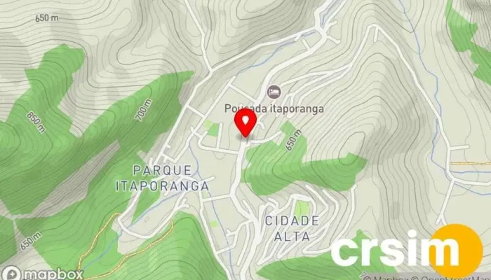 mapa de Mercado & Padaria Expresso Supermercado em Santa Maria Madalena