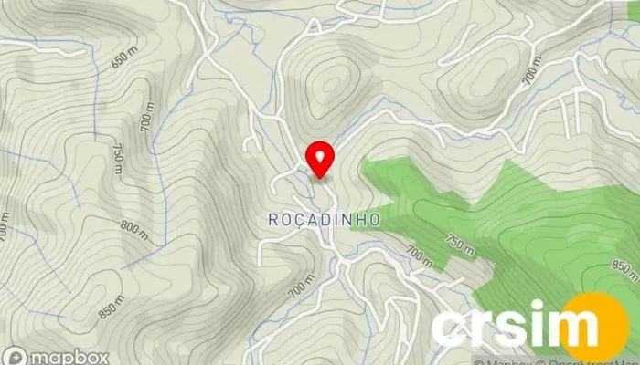 mapa de Mercado Roçadinho Supermercado em São José do Vale do Rio Preto