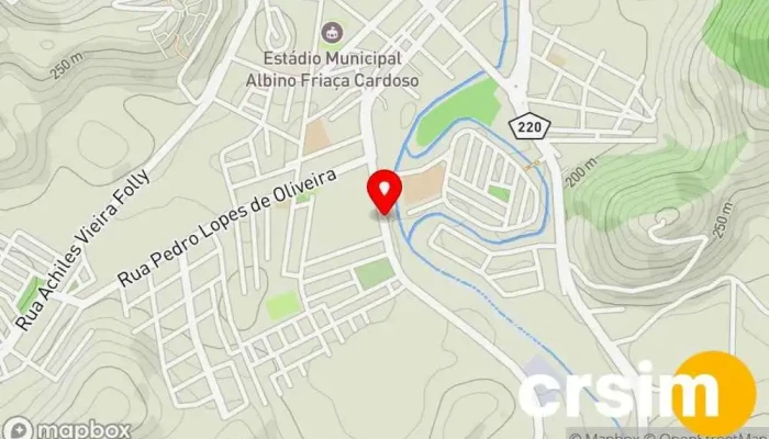 mapa de Mercearia Boa Vista Supermercado em Porciúncula