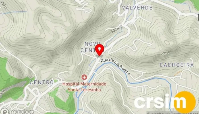 mapa de Mercearia Branco e Tavares Supermercado em São José do Vale do Rio Preto
