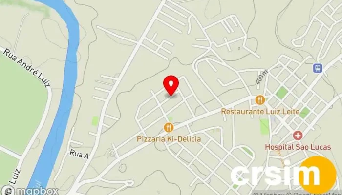 mapa de Mercearia do Vivaldo Armazém em Quatis