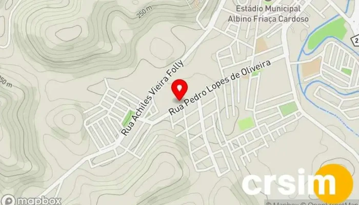 mapa de Mercearia Mazotto Supermercado em Porciúncula