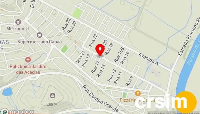 mapa de Merguelita Modas Loja de Roupa em Porto Real