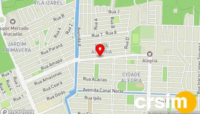 mapa de Mille Modas Resende RJ Loja de Roupa em Resende