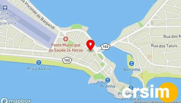 mapa de Mimas Presentes Ltda Loja de moda feminina em Saquarema