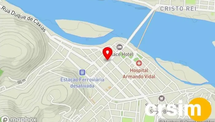 mapa de Miscellaneus Store Loja de departamento em São Fidélis