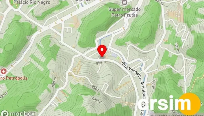 mapa de Mix Loja de moda feminina em Petrópolis