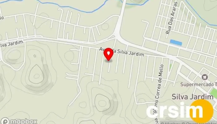 mapa de Mjr Loja de Roupa em Silva Jardim