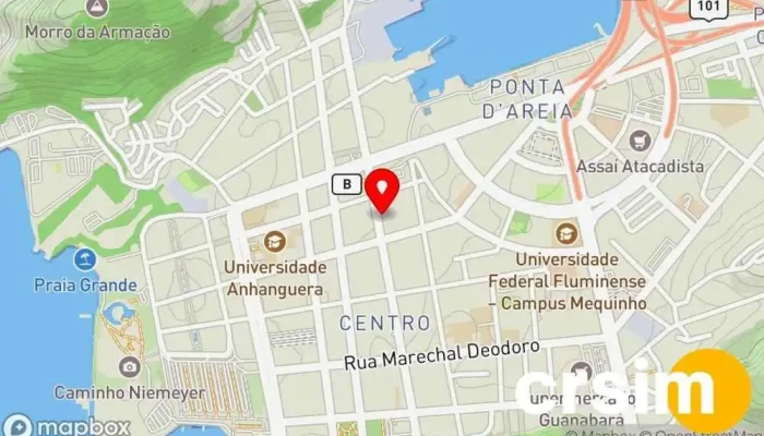 mapa de Moda Tubo Bazar em Niterói
