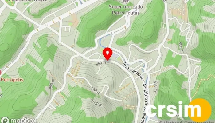 mapa de Moniquetti Loja de moda feminina em Petrópolis