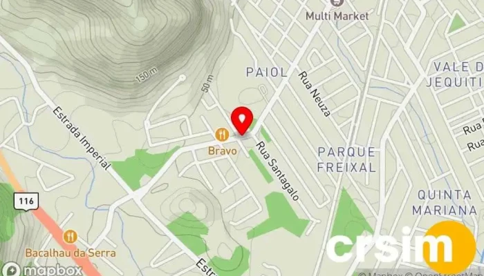 mapa de Morena flor Loja de moda feminina em Guapimirim
