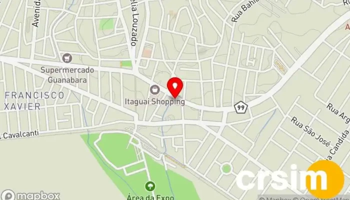 mapa de Mundo das Utilidades Loja de artigos domésticos em Itaguaí