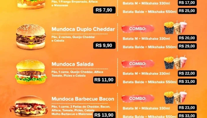 Mundoca Mix -    Paracambi Cardapio - Paracambi