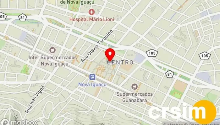 mapa de My Closet Nova Iguaçu Loja de Roupa em Nova Iguaçu