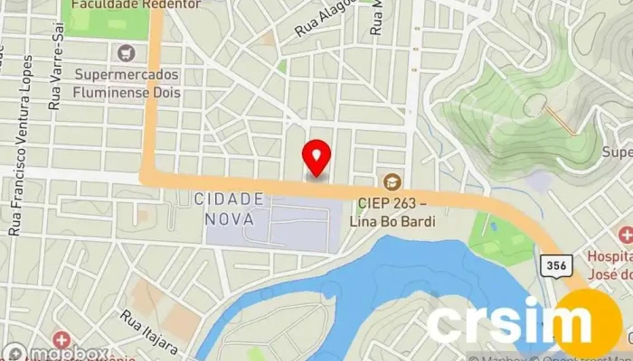 mapa de Nalin Itaperuna Loja de Roupa em Itaperuna