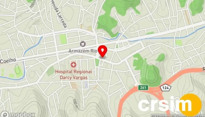 mapa de Nalin Loja de departamento em Rio Bonito