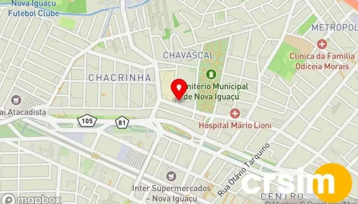 mapa de Nane Loja de Roupa em Nova Iguaçu