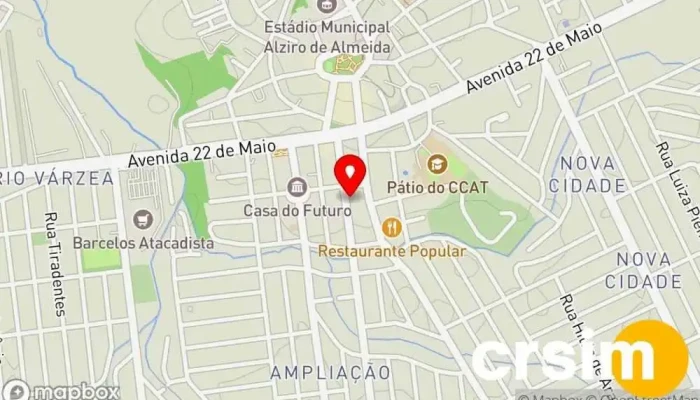 mapa de Naryan Fantasias Loja de fantasias em Itaboraí