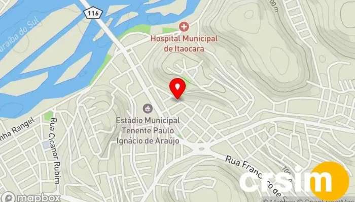mapa de Nei Bike - Itaocara Loja de bicicleta em Itaocara