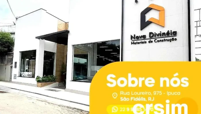 Nova Divineia Materiais De Construcao Do Proprietario - São Fidélis