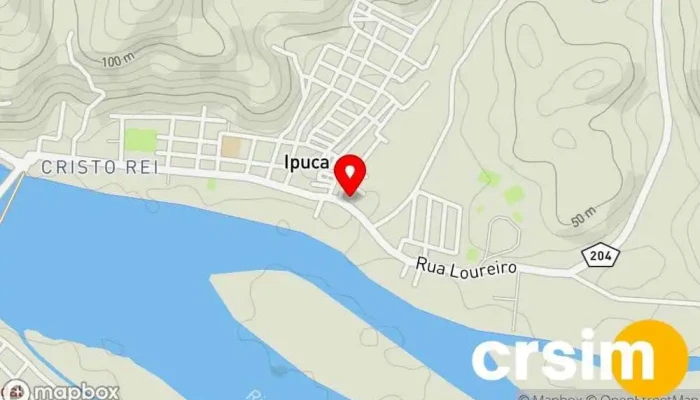 mapa de Nova Divinéia Materiais de Construção Loja de materiais de construção em São Fidélis