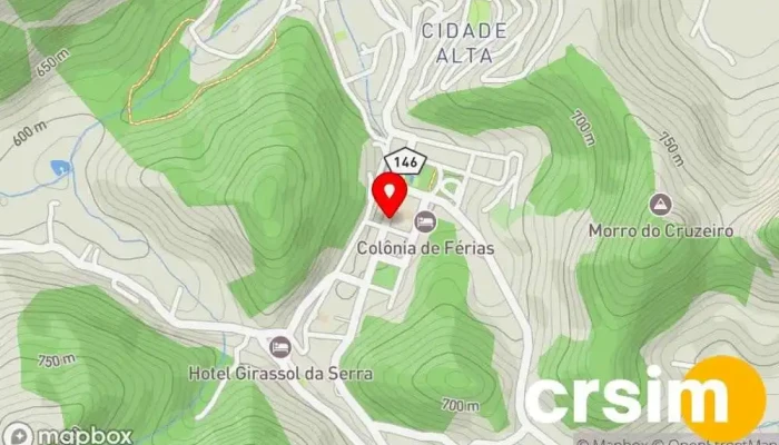 mapa de Nova Venda da Zezé Restaurante em Santa Maria Madalena