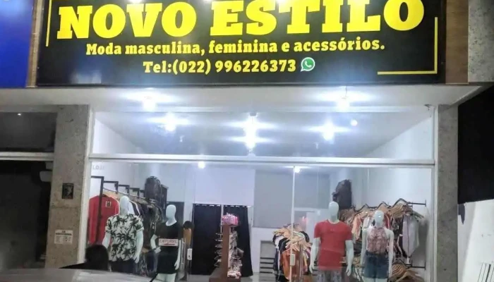 Novo Estilo -    Moda Masculina Feminina E Acessorios Interior - São João Da Barra