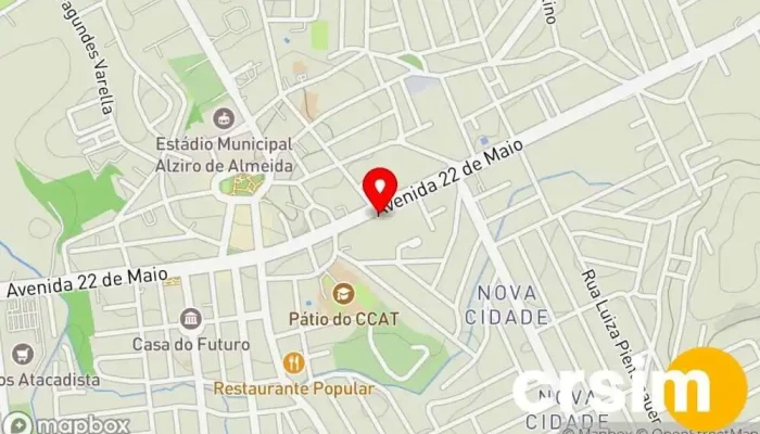 mapa de Novolare Itaboraí Loja de eletrodomésticos em Itaboraí