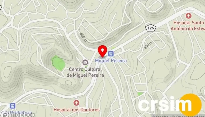 mapa de O Barateiro Da Região - Loja do Norberto Bazar em Miguel Pereira