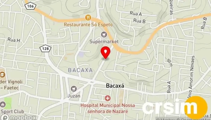 mapa de O Boticário Loja de produtos de beleza, Loja de cosmético, Loja de Presentes, Perfumaria em Saquarema