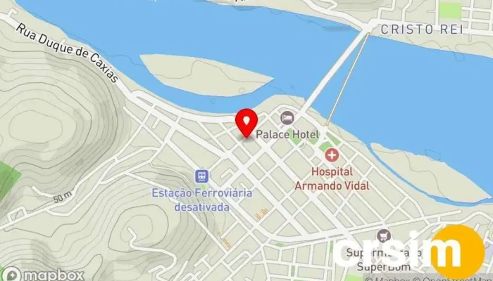mapa de O Boticário Loja de produtos de beleza, Loja de cosmético, Loja de Presentes, Perfumaria em São Fidélis