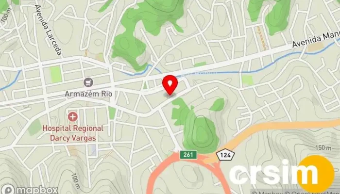 mapa de O Mais Barato Loja de materiais de construção em Rio Bonito
