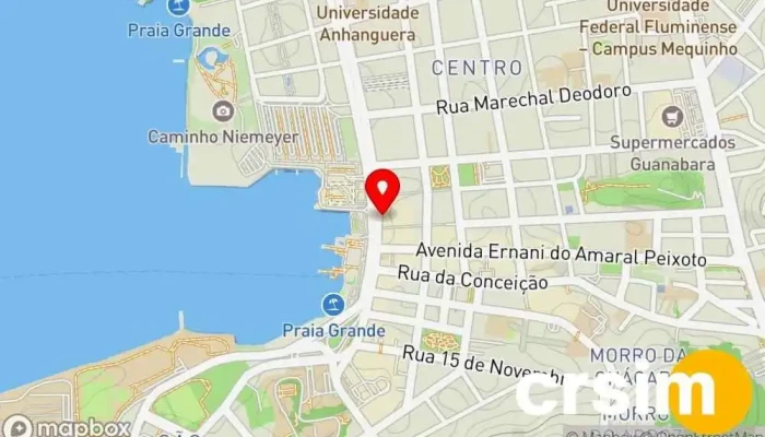 mapa de Objetiva - Niterói 2 Loja de Roupa em Niterói