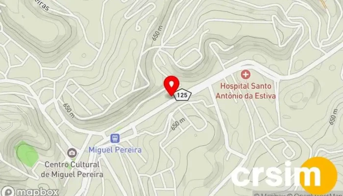 mapa de Obra Prima Decorações Loja de móveis rústicos em Miguel Pereira
