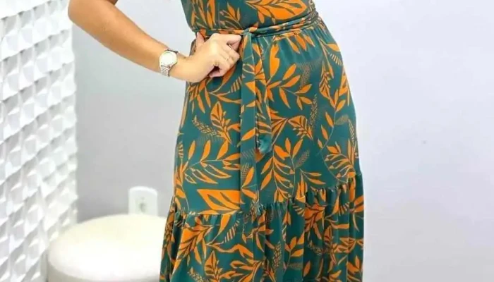 Ohana Moda Feminina -  Vestido - Saquarema